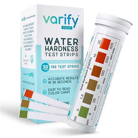 hardness test strips conversion|free water hardness test strips.